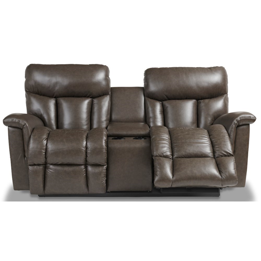 LaZBoy Mateo Casual Wall Saver Reclining Loveseat with Cupholder